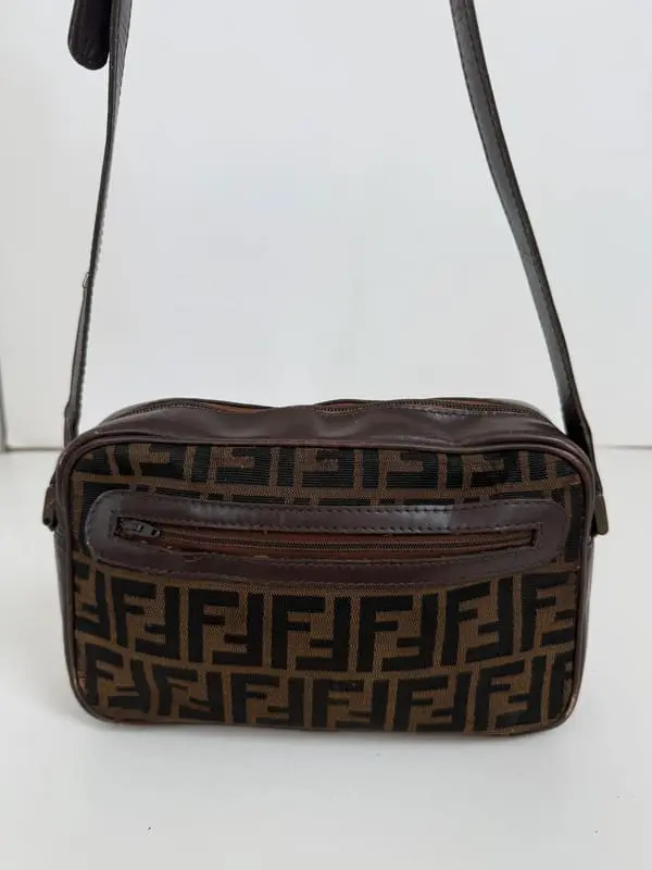 Fendi Zucca skuldertaske